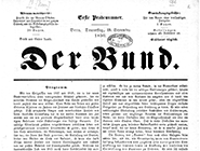 Digitalisierung - Historische Ausgaben des «Bund» sind online